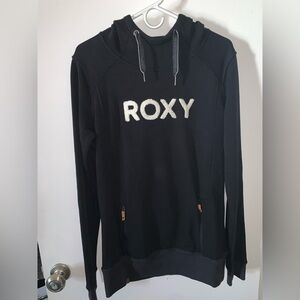 Womens Black Roxy Hoodie